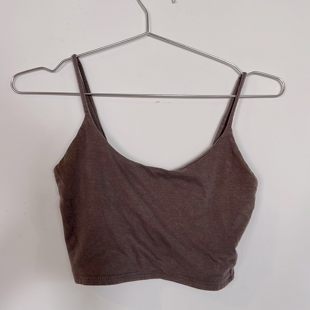Brown crop top BDG